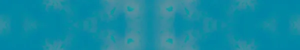 Blauwe Tie Dye Blauwe Ijsglitter Glanzend Patroon Turquise Heldere Verf — Stockfoto