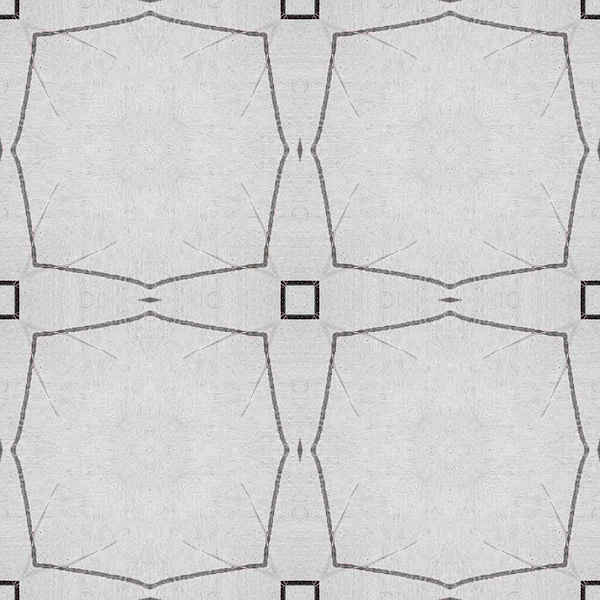 Modèle Dessin Oriental Texture Encre Grise Ethnic Tile Contexte Rétro — Photo