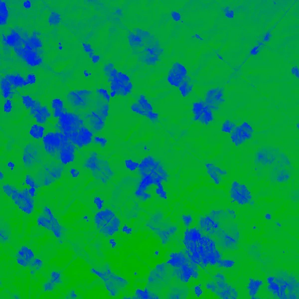 Groene Stropdas Dye Batik Aquarelstructuur Dirty Art Painting Blauwe Aquarelle — Stockfoto