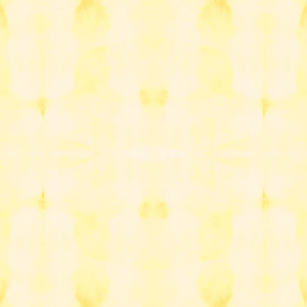 Жовтий Ogee Motif Етнічне Мистецтво Веселого Аквареля Пинцзи Відбитий Абстрактний — стокове фото