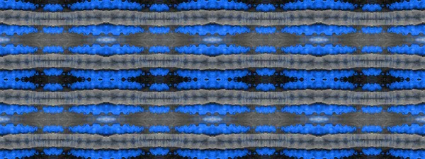 Denim Ethnic Dyed Art Серая Фактура Лазурный Геометрический Шеврон Голубой — стоковое фото