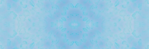 Blue Tie Dye Azure Icy Watercolour Cyan Bright Paint Bright — Stockfoto