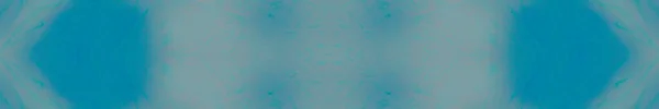 Blue Dirty Art Spazzola Turchese Brillante Acquerello Blu Estate Splendente — Foto Stock