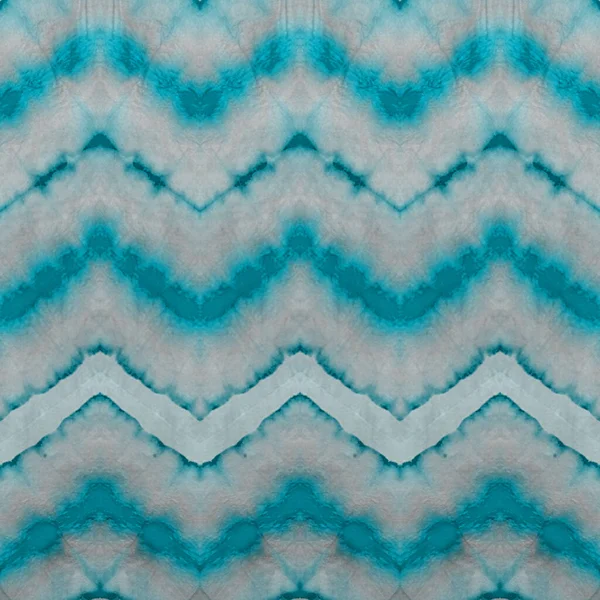 Blauwe Grijze Stropdas Dye Batik Icy Xmas Aquarel Witte Aquarelverf — Stockfoto