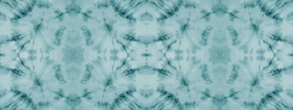 Tekstura Barwnika Azure Tie Atrament Olejny Płytka Geometryczna Śniegu Niebieskie — Zdjęcie stockowe