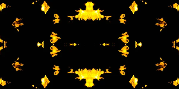 黄色のオイルインク アーティスト ダイを焼き サニーアブストラクト水彩 シャイン トラディショナル 夜のアクエラレの質感 ブラックペーパーペイント 宇宙効果グラウンジ 暗い繰り返しパターン — ストック写真
