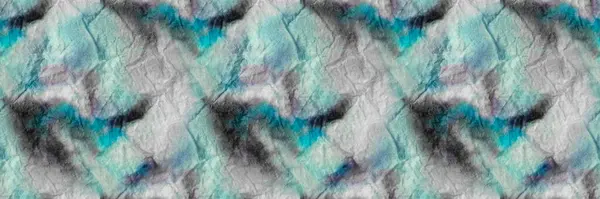 Blå Mönster Vitt Vått Konstverk Sömlös Färg Smutsiga Färgade Papper — Stockfoto