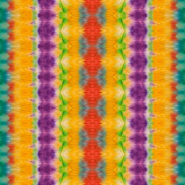 Dyed Batik Boho Geometric Pattern Geometric Spray Rainbow Geo Batik — Stock Photo, Image