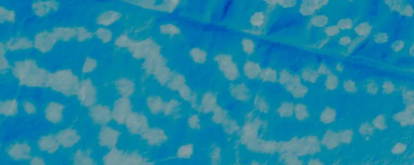 Blaue Krawatte Dye Batik Aquarellfarbe Vorhanden Schmutzige Kunst Gefärbt Aqua — Stockfoto