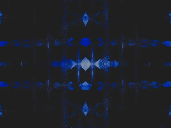Bílá Kravata Bez Barvy Glow Kaleidoskop Dlaždice Denim Space Grunge — Stock fotografie
