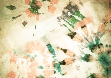 Pastel Sanatsal Kravat Boyası. Kova boyası. Kirli Sanatlar Tarzı. Pembe Kova deseni. Parşömen Graffiti Tarzı. Fırçalanmış kağıt. Retro Fırçalı Malzeme. Sarı Graffiti Biçimi.