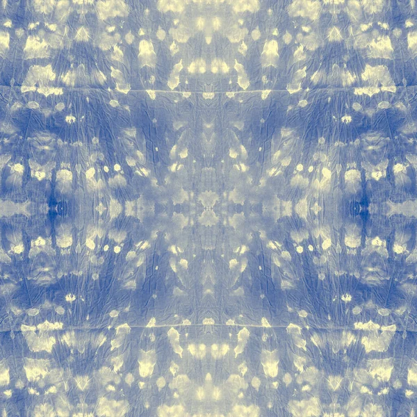 Blur Artistic Tie Dye Sea Ogee Motif Arte Suja Amarela — Fotografia de Stock