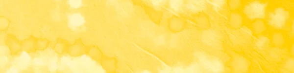Amarelo Criativa Tie Dye Tinta Aquarelle Canva Suja Artística Estilo — Fotografia de Stock