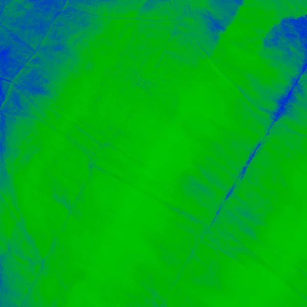 Green Creative Tie Dye Aquarell Pinsel Künstlerische Schmutzige Leinwand Blaue — Stockfoto