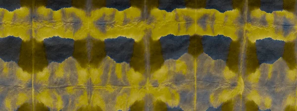 黄色创意领带染料 Aquarelle Paintbrush 肮脏的艺术横幅金色水彩画 粗糙的图形染色 豪华刷油漆 Rustic刷纸 黑色传统染发 — 图库照片