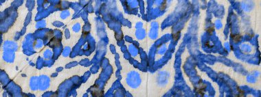 Çivit Tie Dye Print. Suluboya boya. Kirli Sanatlar Boyası. Dekoratif Suluboya Boya. Soyut Grafik Boyalı. Fırçalanmış malzeme. Beyaz Yağlı Fırça. Graffiti Biçimi.