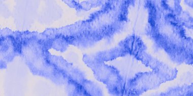 Çivit Tie Dye Print. Kova boyası. Kirli Sanatlar Pankartı. Parlak Kova Boyası. Parlak Geleneksel Boyalı. Fırçalanmış İpek. Beyaz Fırçalı Kağıt. Grafik Boyalı.