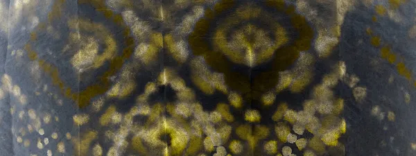 Χρυσό Γρανάζι Δίσκου Πινέλο Aquarelle Βρώμικο Παρελθόν Γκρι Πινέλο Aquarelle — Φωτογραφία Αρχείου