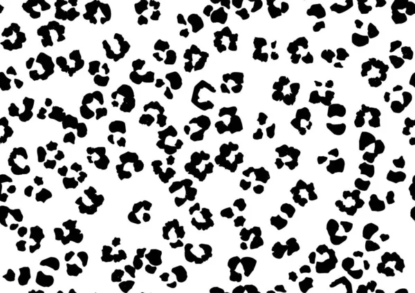 Leopard Leather Seamless Pattern Vector Illustration Design — ストックベクタ