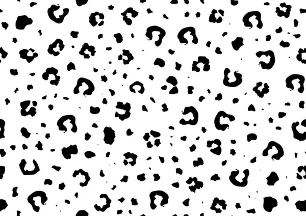 Λεοπάρδαλη Δέρμα Χωρίς Ραφή Μοτίβο Διάνυσμα Σχέδιο Απεικόνισης — Διανυσματικό Αρχείο