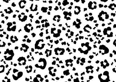Çita derisinin kusursuz deseni, vektör illüstrasyon tasarımı