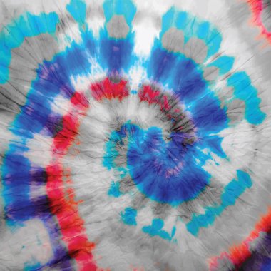 Soyut renkli spiraller, vektör illüstrasyon tasarımı