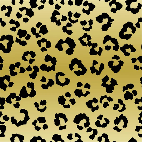 Leopard Leather Seamless Pattern Vector Illustration Design — ストックベクタ