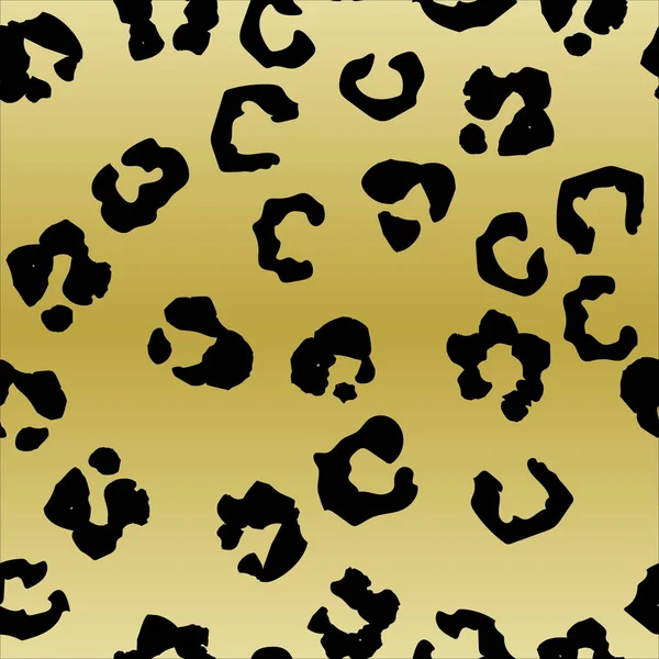 Leopard Leather Seamless Pattern Vector Illustration Design — Stockvektor