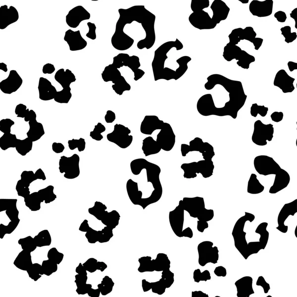 Seamless Pattern Cheetah Skin Vector Illustration Design — ストックベクタ