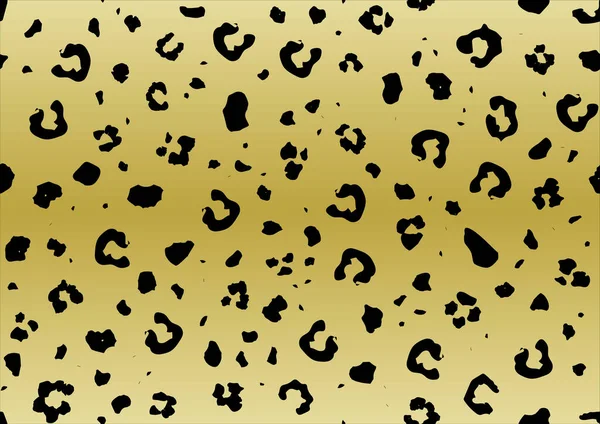Leopard Leather Seamless Pattern Vector Illustration Design — Wektor stockowy