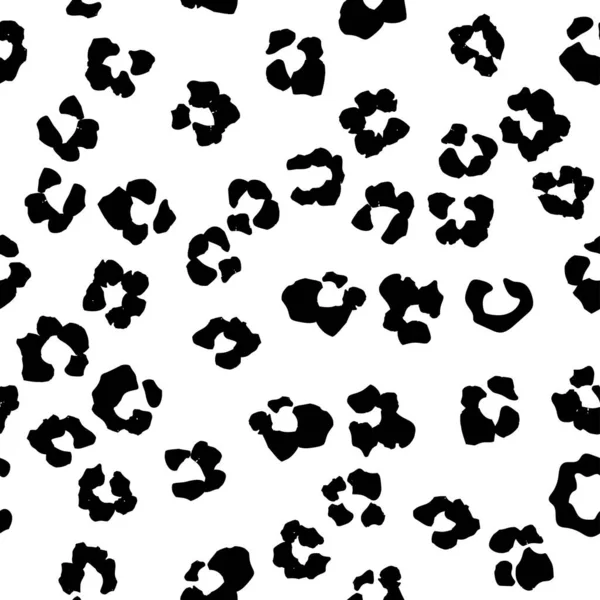 Leopard Leather Seamless Pattern Vector Illustration Design — 图库矢量图片