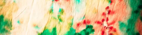 Tie Dye Neon Abstract Aquarel Shibori Dip Patroon Red Light — Stockfoto