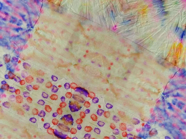 Kravat Boyası Grunge Doku Yamalı Çiçekli Yaması Etnik Dip Deseni — Stok fotoğraf