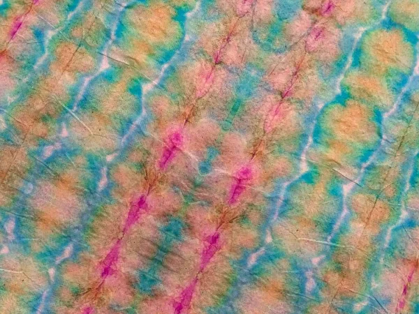 Rode Stropdas Dye Tiedye Print Tie Dye Line Abstracte Aquarel — Stockfoto
