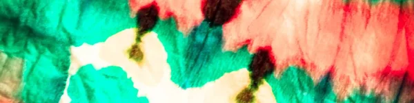 Tie Dye Neon Aquarela Abstrata Padrão Ikat Luz Vermelha Textura — Fotografia de Stock