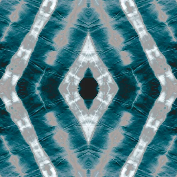 Seamless Abstract Brush Ice Blue Color Tie Dye Space Icy — Stockfoto