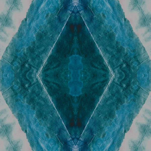 Seamless Abstract Light Icy Blue Color Tie Dye Flash Geo — ストック写真