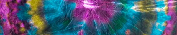 Teinture Cravate Neon Gradient Aquarelle Rayure Bleue Motif Aquarelle Néon — Photo