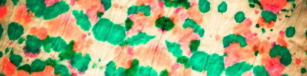 Tie Dye Neon Oriental Watercolor Green Color Light Ombre Effect — Stock Photo, Image