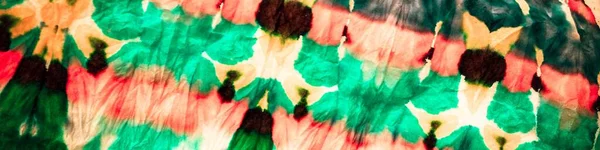 Tie Dye Neon Abstract Watercolor Червона Смуга Ікат Паттерн Червоний — стокове фото