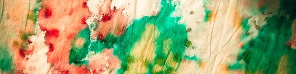Орієнтальний Водяний Колір Tie Dye Neon Oriental Watercolor Зелений Колір — стокове фото