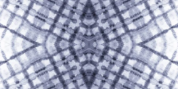 Geometrischer Shibori Fleck Mit Tinte Flüssiges Bohemian Stripe Pattern Ethnische — Stockfoto