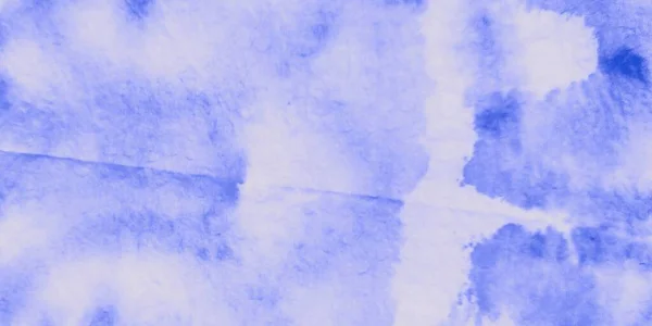 青い海のペイント 明るい死だ 青い海の水彩画 海洋筆 海洋ブラシ 青い海のパターン 氷の湖水彩画 Azure Dyeの略 スカイ — ストック写真