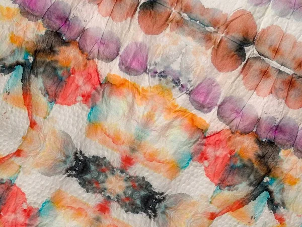 Графическая Акварель Линии Tie Dye Серая Полоска Ikat Texture Текстура — стоковое фото
