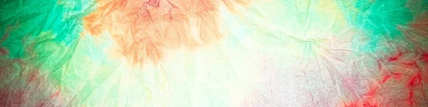 Krawattenfarbe Neon Abstraktes Aquarell Rotlicht Ikat Pattern Multi Color Stripe — Stockfoto