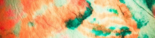 Tie Dye Neon Oriental Watercolour Tye Dye Dip Pattern Red — Stock Photo, Image