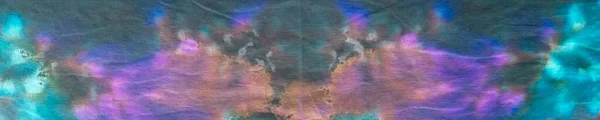 Галстук Dye Neon Градиент Акварель Синяя Полоса Окрашена Акварельной Фактурой — стоковое фото