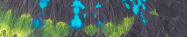 Cravate Teinture Néon Abstrait Aquarelle Rayures Bleues Motif Aquarelle Néon — Photo