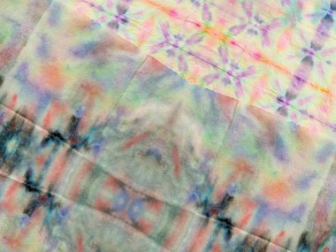 Boyalı Çizgi Soyut Yama. Kravat Boyası Deseni Çoklu Renkli Su Yaması. Çiçek desenli. Kırmızı Çizgili İkat dokusu. Gri Çiçekli Suluboya Şablonu. Mavi Kravat Çiçek Yaması.