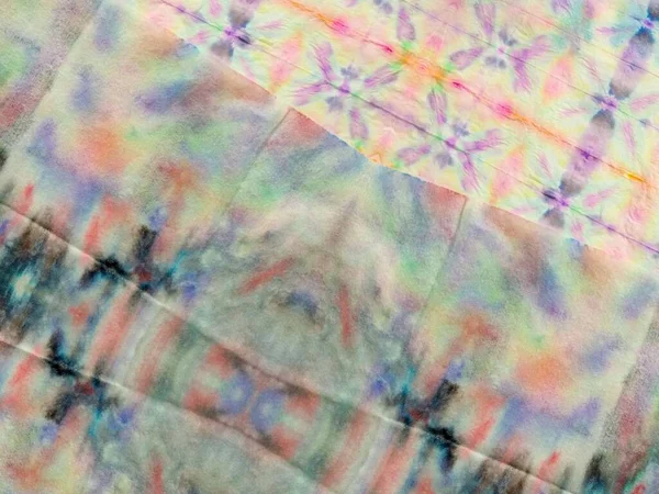 Tie Dye Line Abstract Patchwork Tie Dye Design Pattern Multi — Stock Photo, Image
